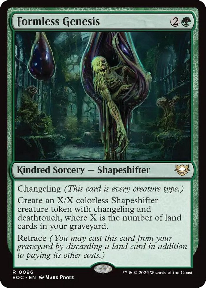 Formless Genesis #96 R - Commander: Edge of Eternities Pokemon card