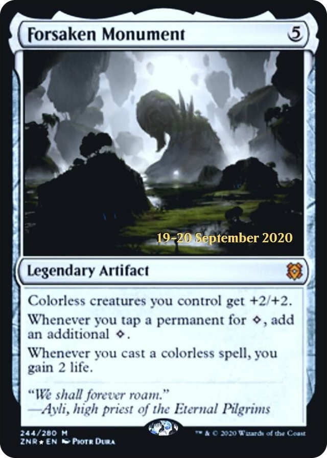 0244 Forsaken Monument M Prerelease Cards