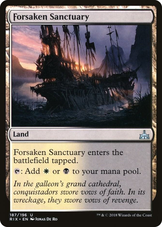 0187 Forsaken Sanctuary U Rivals of Ixalan