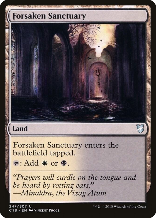 0247 Forsaken Sanctuary U Commander 2018
