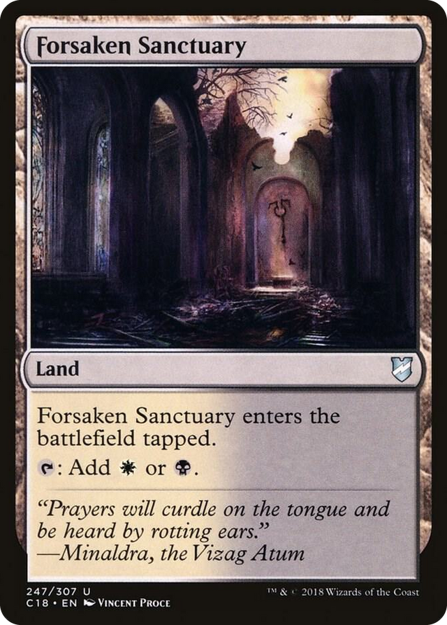 0247 Forsaken Sanctuary U Commander 2018