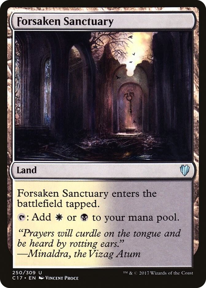 0250 Forsaken Sanctuary U Commander 2017