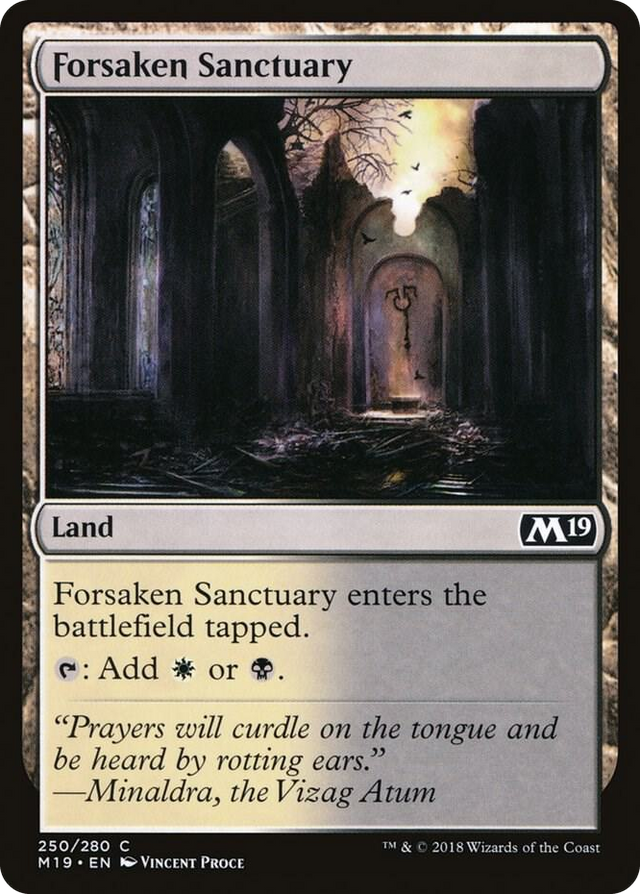 0250 Forsaken Sanctuary C Core Set 2019