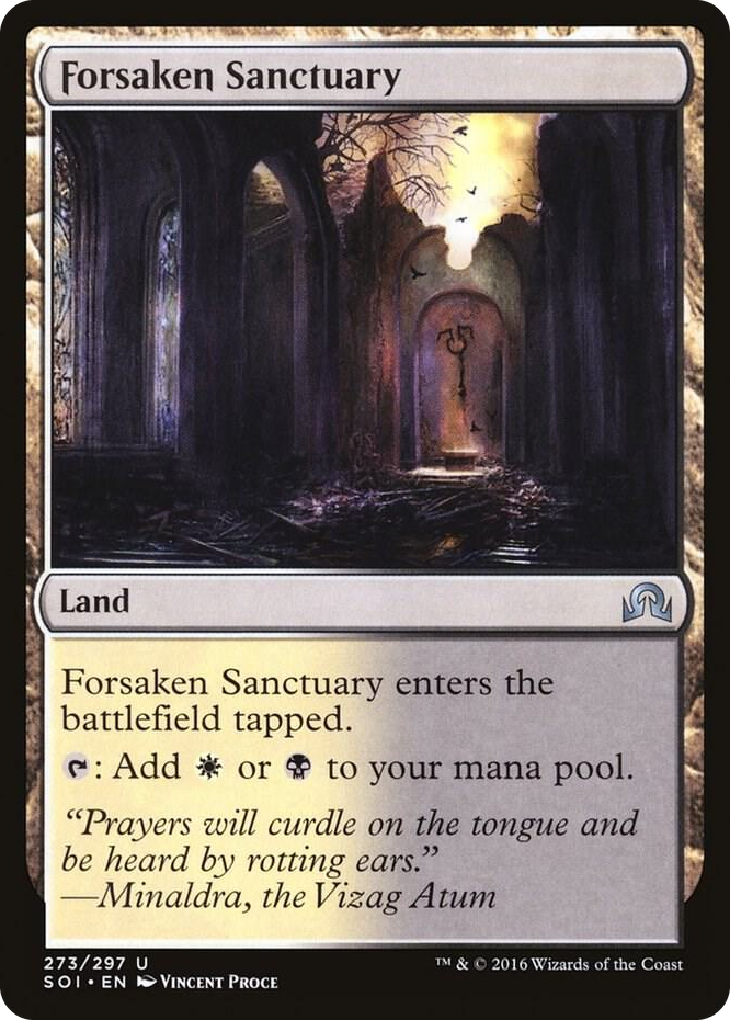 Forsaken Sanctuary #273 U - Shadows over Innistrad Pokemon card