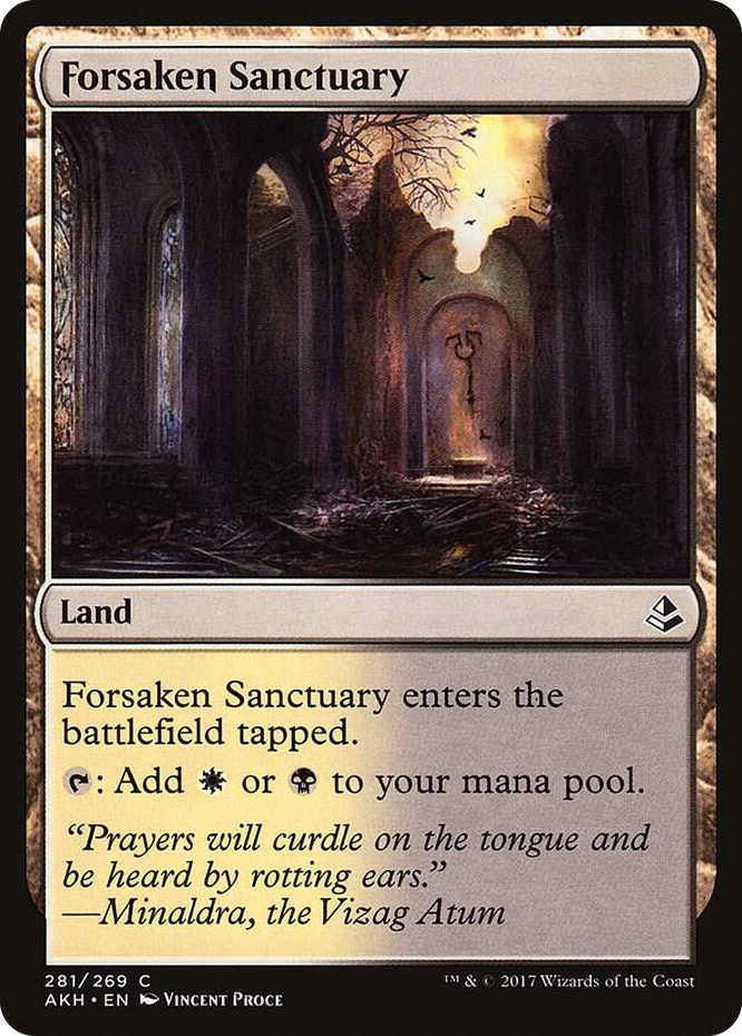 Forsaken Sanctuary #281 C - Amonkhet Pokemon card