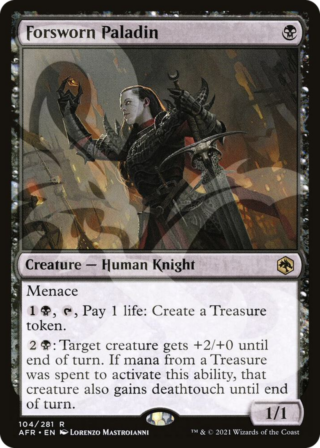 0104 Forsworn Paladin R AFR Ampersand Promos