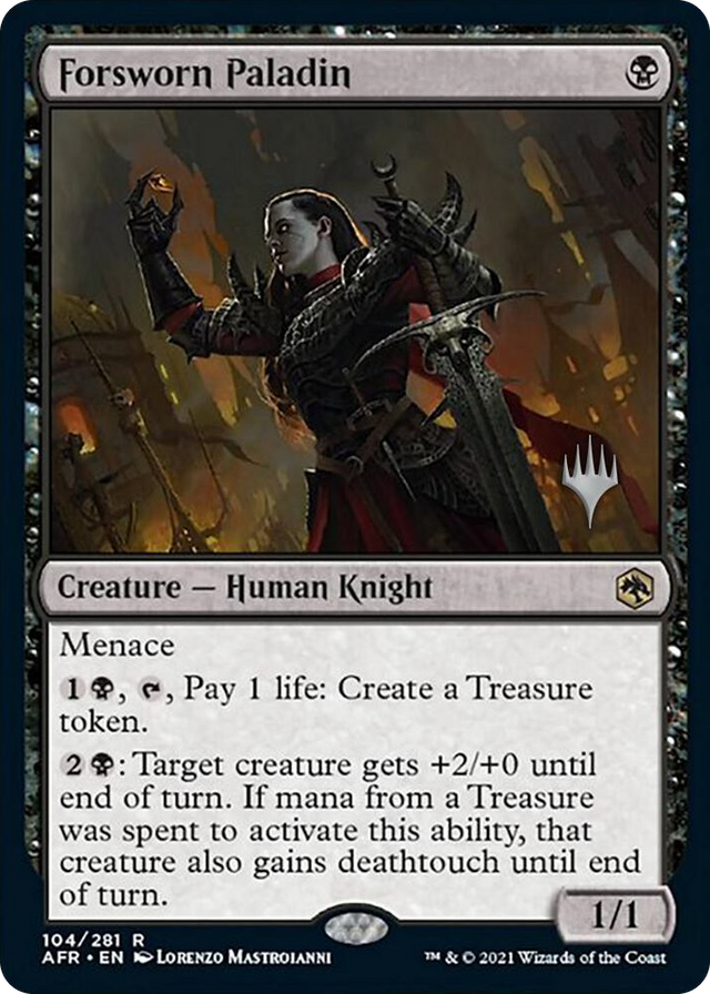 0104 Forsworn Paladin R Promo Pack: Adventures in the Forgotten Realms