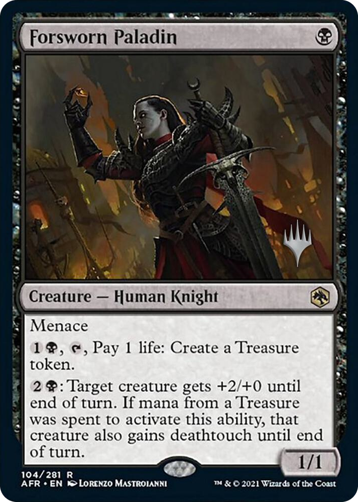 0104 Forsworn Paladin R Promo Pack: Adventures in the Forgotten Realms