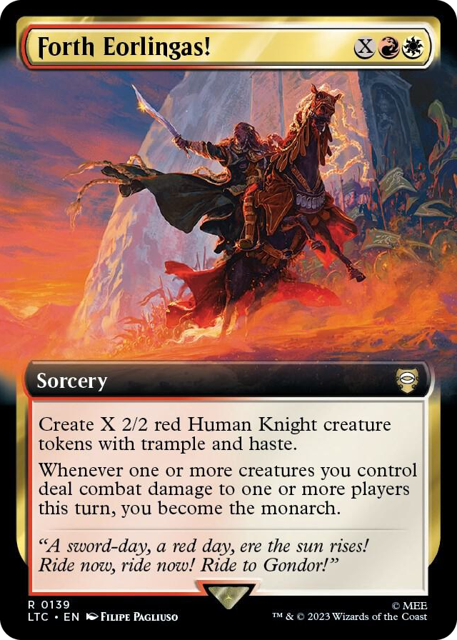 0139 Forth Eorlingas! (Extended Art) R Commander: The Lord of the Rings: Tales of Middle-earth