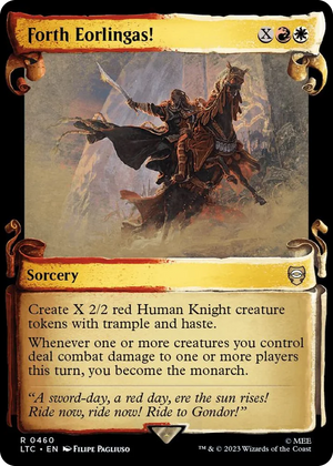 0460 Forth Eorlingas! (Showcase Scrolls) R Commander: The Lord of the Rings: Tales of Middle-earth