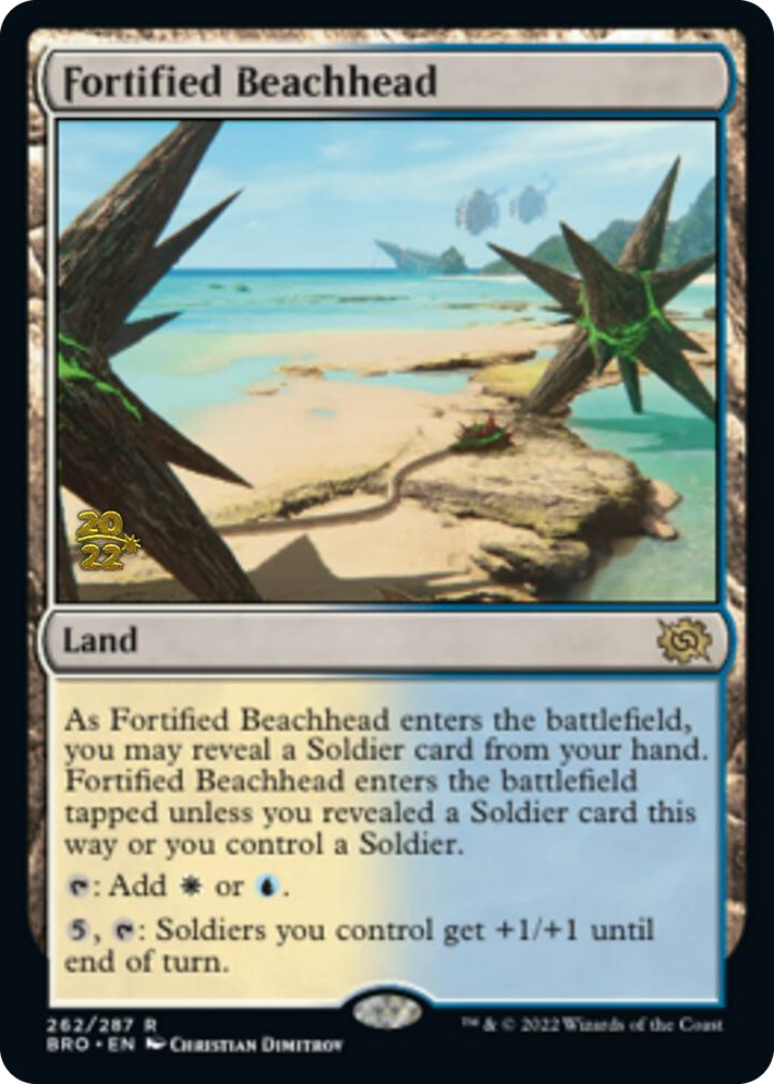0262 Fortified Beachhead R Prerelease Cards