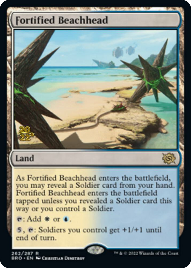 0262 Fortified Beachhead R Prerelease Cards