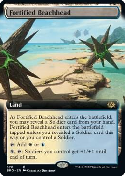 0370 Fortified Beachhead (Extended Art) R The Brothers' War