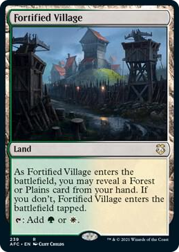 0239 Fortified Village R Commander: Adventures in the Forgotten Realms