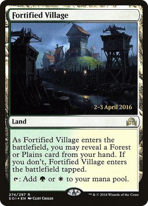 0274 Fortified Village R Prerelease Cards