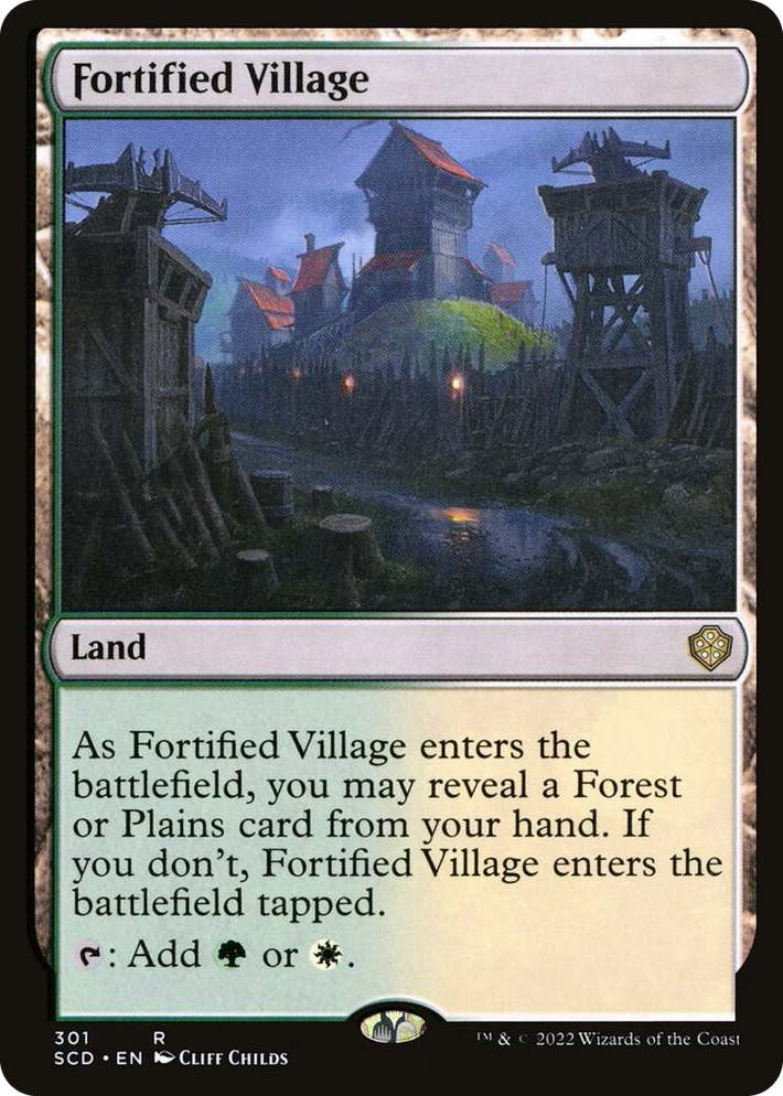 0301 Fortified Village R Starter Commander Decks
