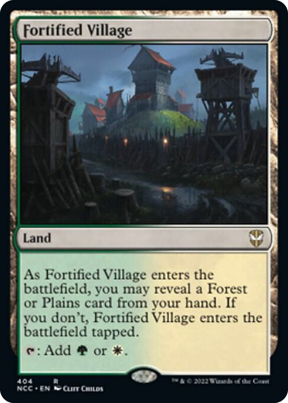 0404 Fortified Village R Commander: Streets of New Capenna