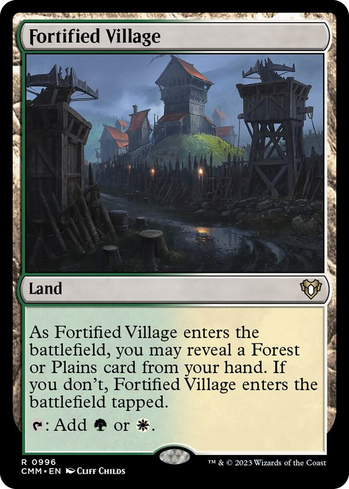 0996 Fortified Village R Commander Masters