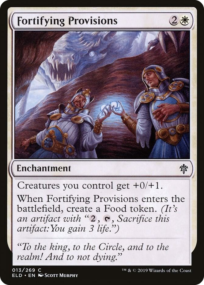 0013 Fortifying Provisions C Throne of Eldraine