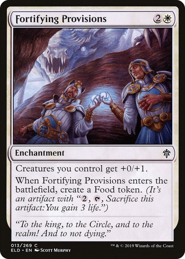 0013 Fortifying Provisions C Throne of Eldraine
