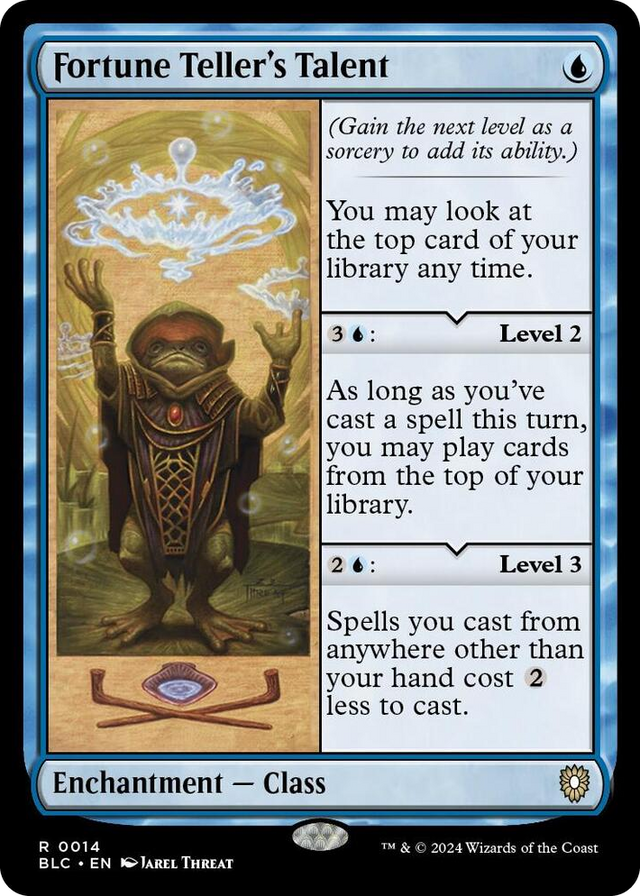 0014 Fortune Teller's Talent R Commander: Bloomburrow