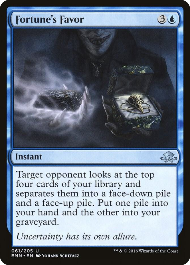 Fortune's Favor #61 U - Eldritch Moon Pokemon card