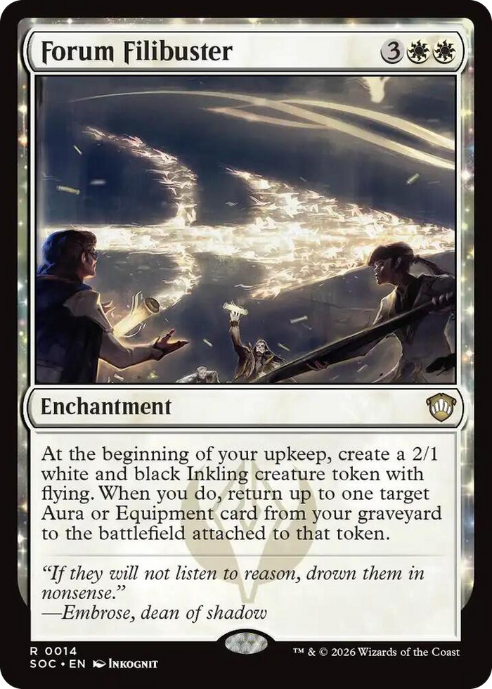Forum Filibuster #14 R - Commander: Secrets of Strixhaven Pokemon card