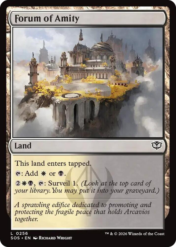 Forum of Amity #256 L - Secrets of Strixhaven Pokemon card