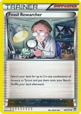 0092 Fossil Researcher - 92/111 (Cosmos Holo) Promo Miscellaneous Cards & Products