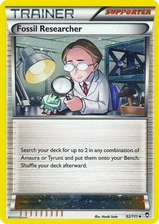 0092 Fossil Researcher - 92/111 (Cosmos Holo) Promo Miscellaneous Cards & Products