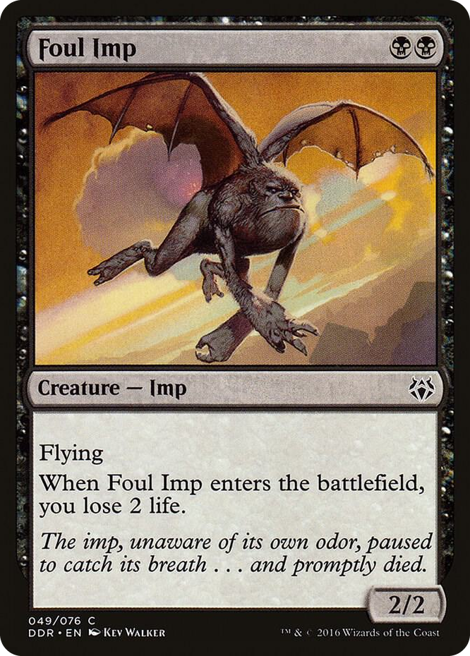 Foul Imp #49 C - Duel Decks: Nissa vs. Ob Nixilis Pokemon card