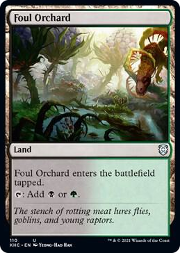 0110 Foul Orchard U Commander: Kaldheim
