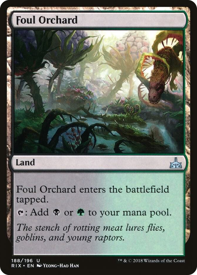 0188 Foul Orchard U Rivals of Ixalan