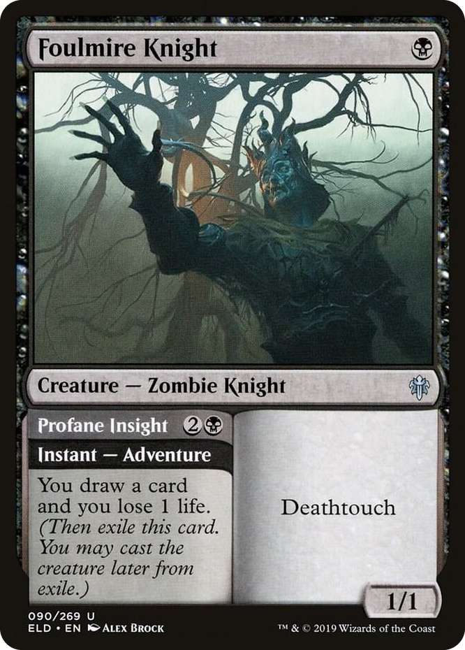 0090 Foulmire Knight U Throne of Eldraine