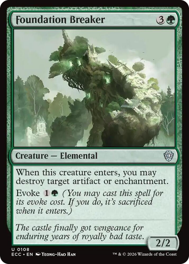 0108 Foundation Breaker U Commander: Lorwyn Eclipsed
