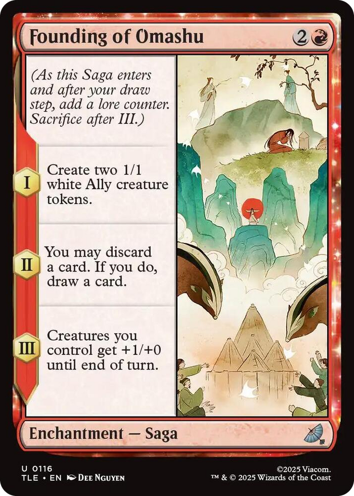 Founding of Omashu #116 U - The Last Airbender: Eternal-Legal Pokemon card