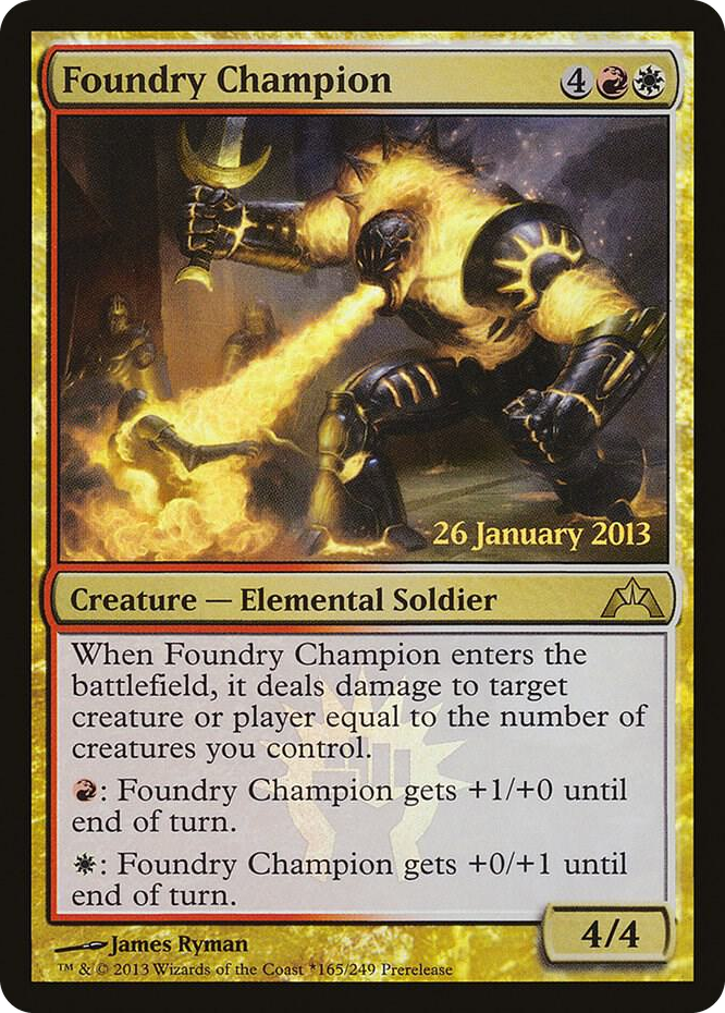 Foundry Champion #165 P - Prerelease Cards Pokemon card