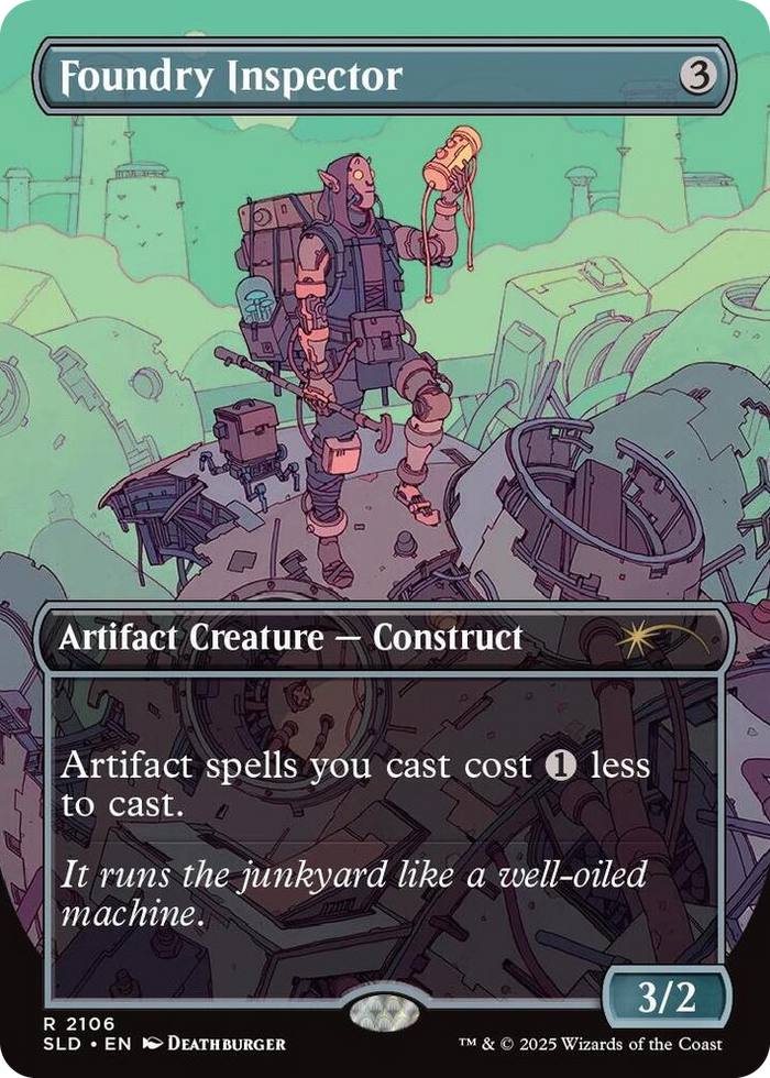 Foundry Inspector #2106 R - Secret Lair Drop Series Pokemon card