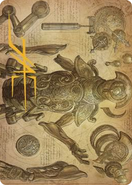 0059 Foundry Inspector Art Card (Gold-Stamped Signature) S Art Series: The Brothers' War