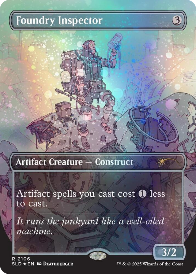 2106 Foundry Inspector (Galaxy Foil) R Secret Lair Drop Series