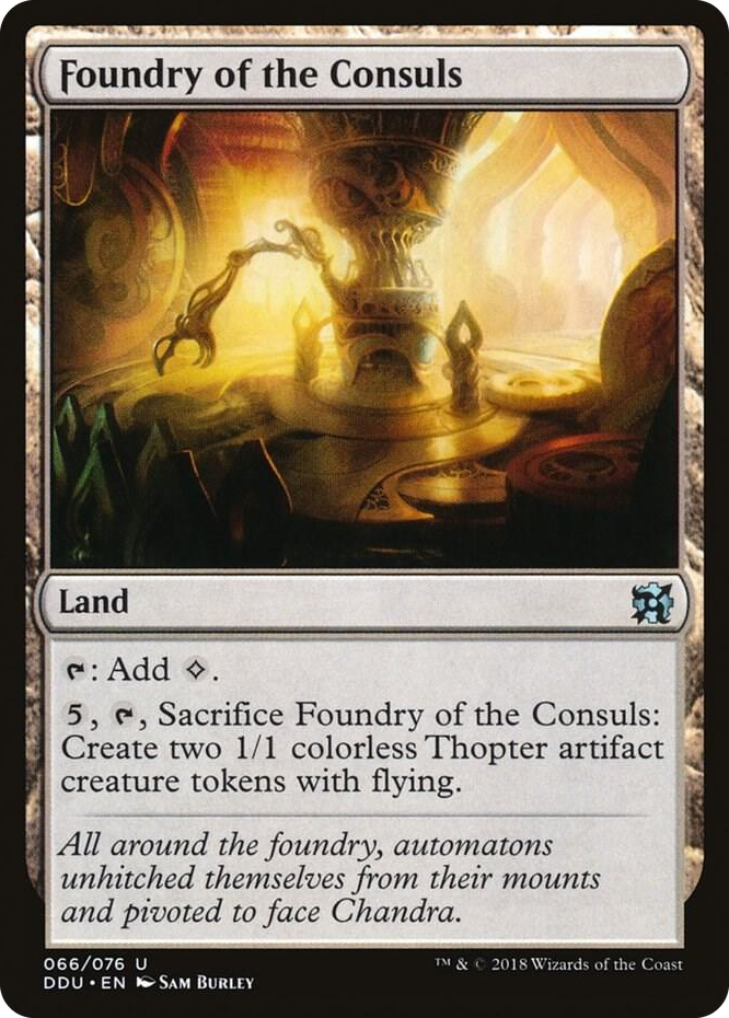 0066 Foundry of the Consuls U Duel Decks: Elves vs. Inventors