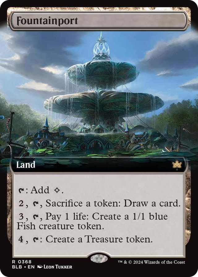 0368 Fountainport (Extended Art) R Bloomburrow