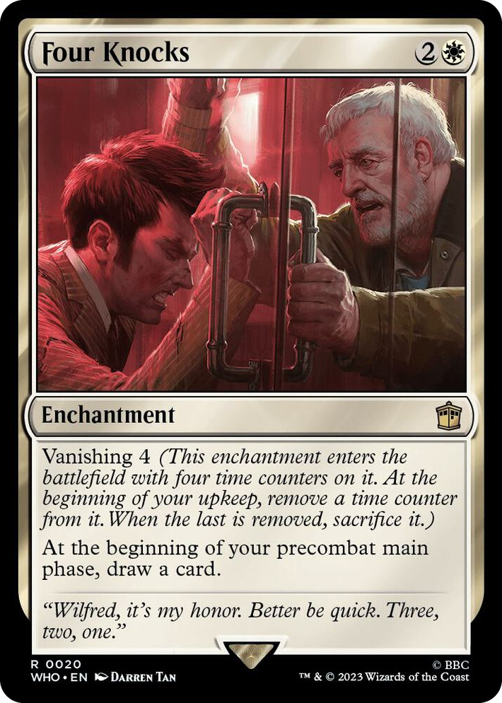 0020 Four Knocks R Universes Beyond: Doctor Who
