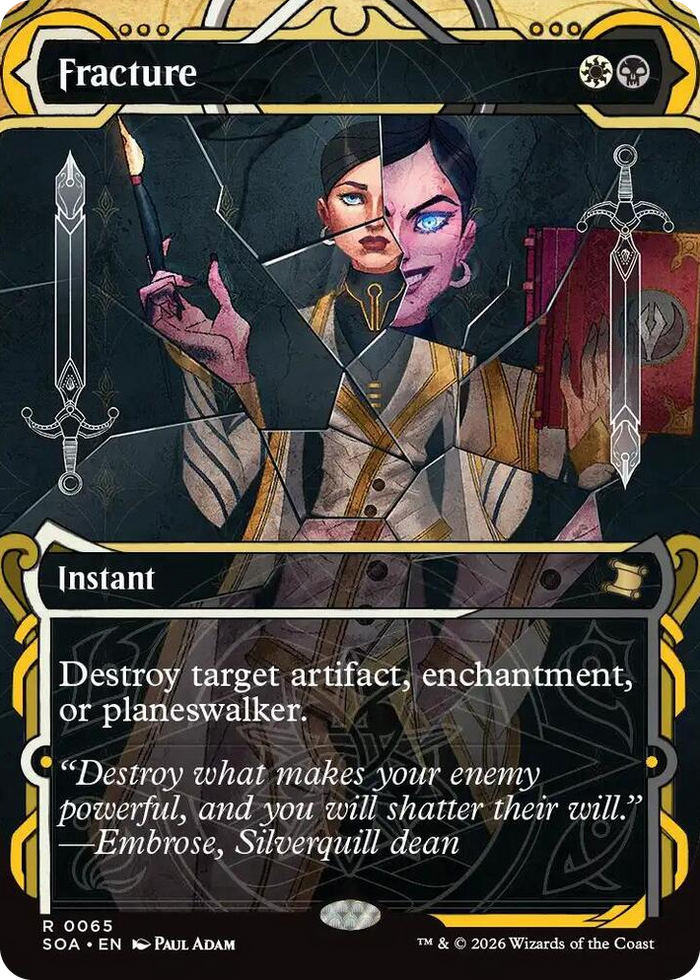 Fracture #65 R - Secrets of Strixhaven: Mystical Archive Pokemon card