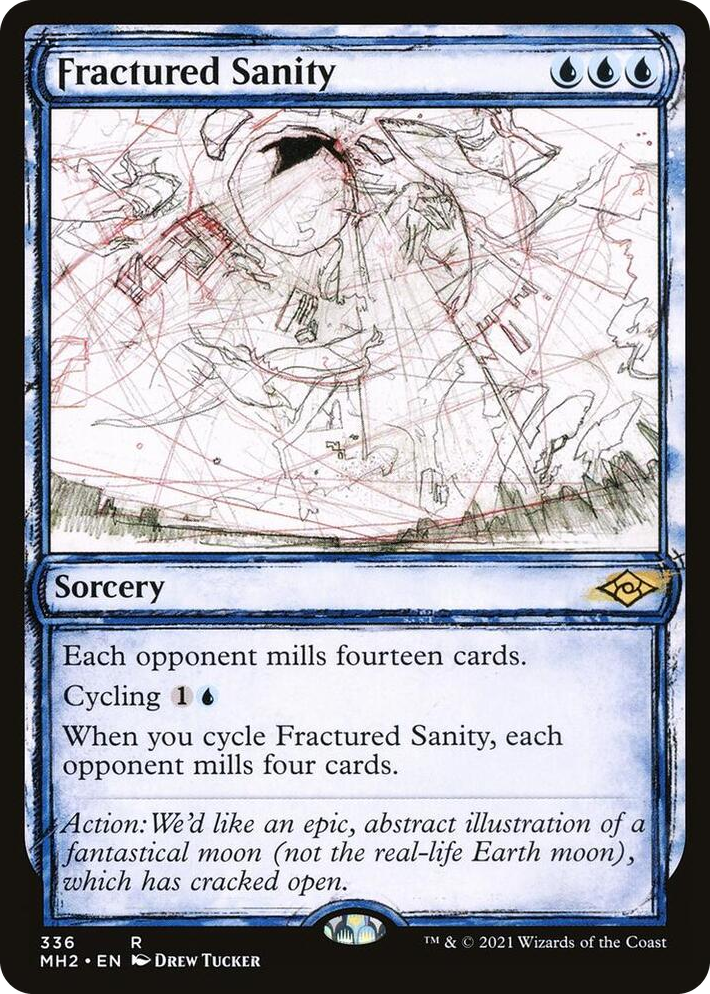 0336 Fractured Sanity (Showcase) R Modern Horizons 2