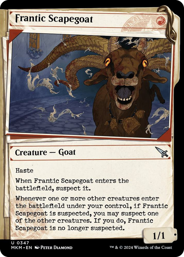 0347 Frantic Scapegoat (Showcase) U Murders at Karlov Manor