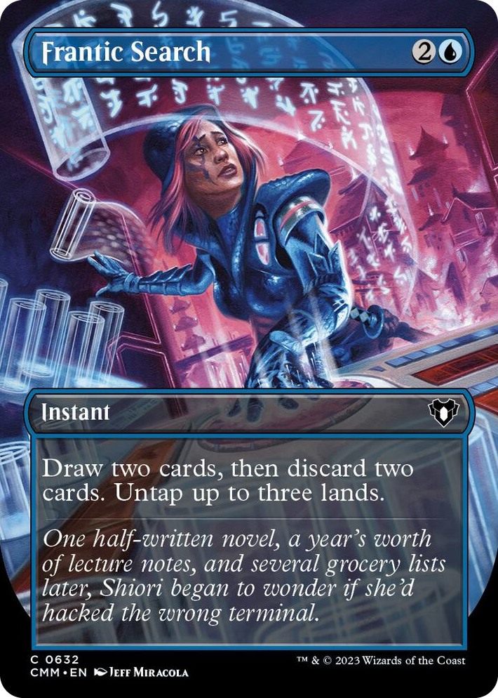 0632 Frantic Search (Borderless) C Commander Masters