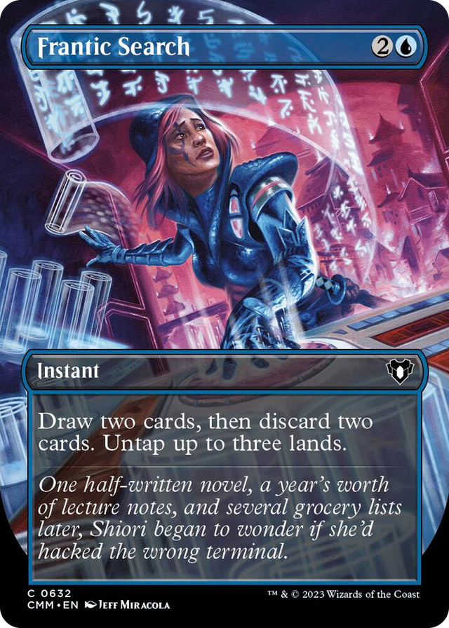 0632 Frantic Search (Borderless) C Commander Masters