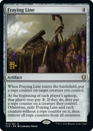 0314 Fraying Line R Prerelease Cards