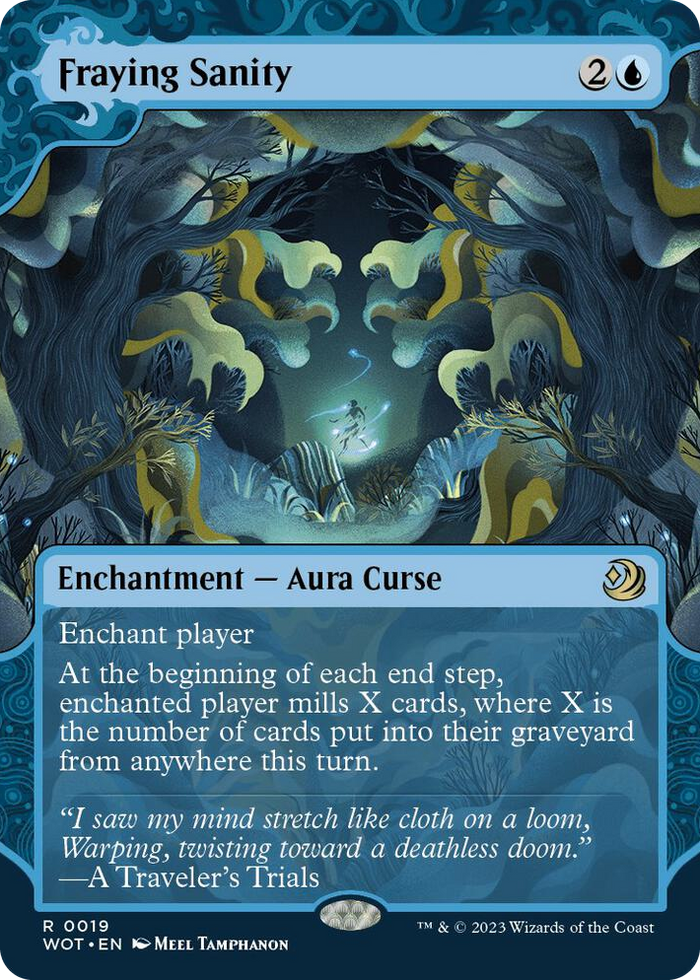 Fraying Sanity #19 R - Wilds of Eldraine: Enchanting Tales Pokemon card